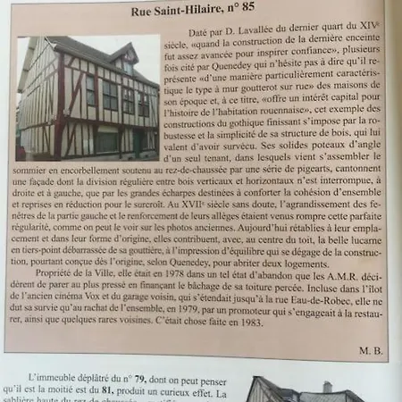 Grande Maison De Caractere Centre De Rouen